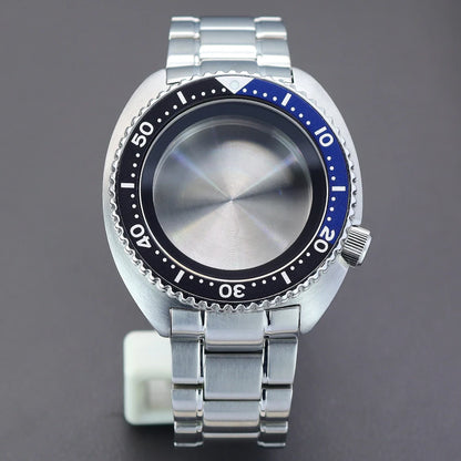 45mm Men's Watch nh35 Cases For NH35 NH36 Modified Abalone NH34 nh38 nh70 4R36 Movement 28.5mm Dial Sapphire Crystal Waterproof
