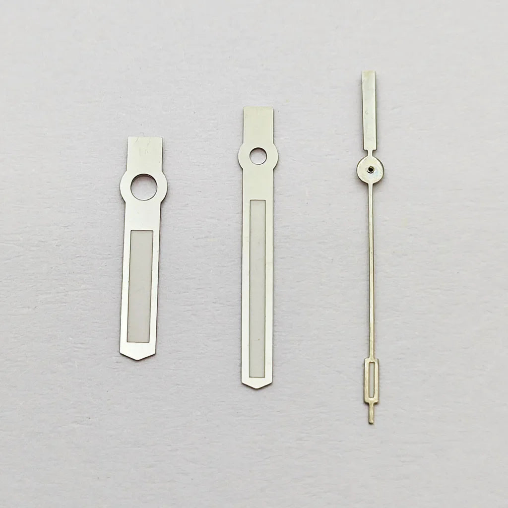 Wide blade Silver Watch Hands Fit NH35 NH36 PT5000 ETA 2836 2824 DG2813 3804 Miyota 8215 8205 821 Movement Watch Accessories