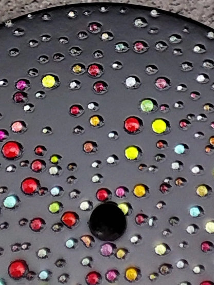 NH35 Dial 28.5mm Watch Faces with Single Calendar Date Starry Sky Gemstone Surface Modification Accessories for NH35 Movement