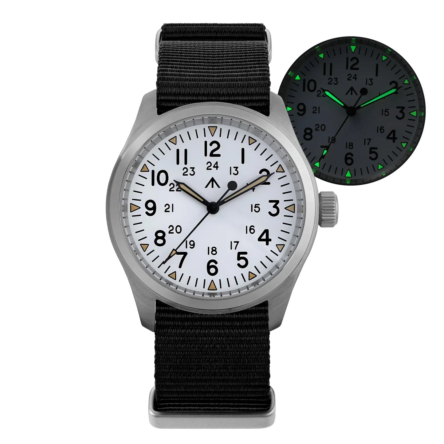 Militado ML08 Military Watch VH31 Quartz Movement Double Sapphire C3 BGW9 Luminous 10Bar Explorer