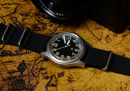 Custom logo available Baltany 36MM W10 Military Watch Man S2005 Waterproof Sterile Dial NH38 Automatic Ar Sapphire  10bar Swiss Lume