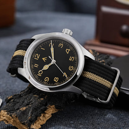 Militado ML08 Military Watch VH31 Quartz Movement Double Sapphire C3 BGW9 Luminous 10Bar Explorer