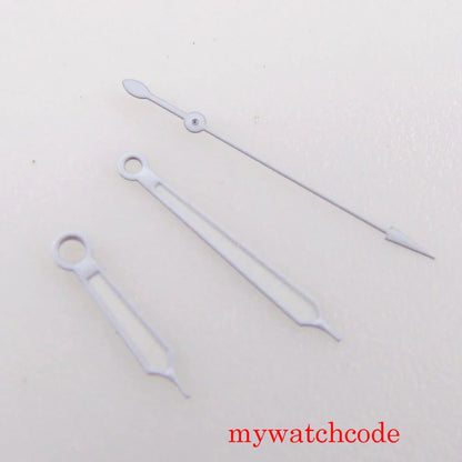 33.5mm Black Watch Dial Arabic Numerals Fit NH 35A NH 36A ET A2824 PT 5000 Automatic Movement Orange/White Hands Green Luminous