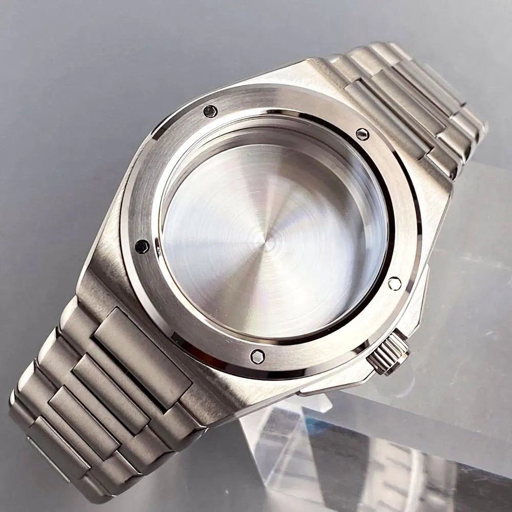 Engineer Watch Case 20ATM Waterproof 40mm Two Tone Gold Sapphire Glass Fit NH35 NH36 NH34 Movement pt5000 eta2824