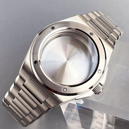 Engineer Watch Case 20ATM Waterproof 40mm Two Tone Gold Sapphire Glass Fit NH35 NH36 NH34 Movement pt5000 eta2824