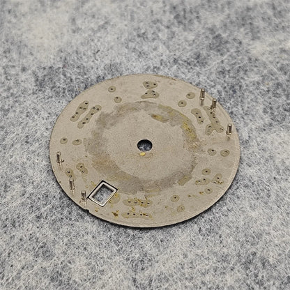 28.5mm Roman Scale Watch Dial Real Nail Modified Replacement Watch Faces with Single Calendar Window for NH35/NH36/4R Movement