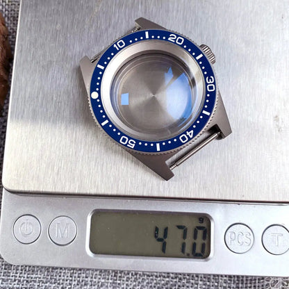 New 41mm 62mas Titanium Watch Case AR Sapphire Glass Fit NH35 NH36 ETA2824 PT5000 Automatic Movement Watch Parts For Japan