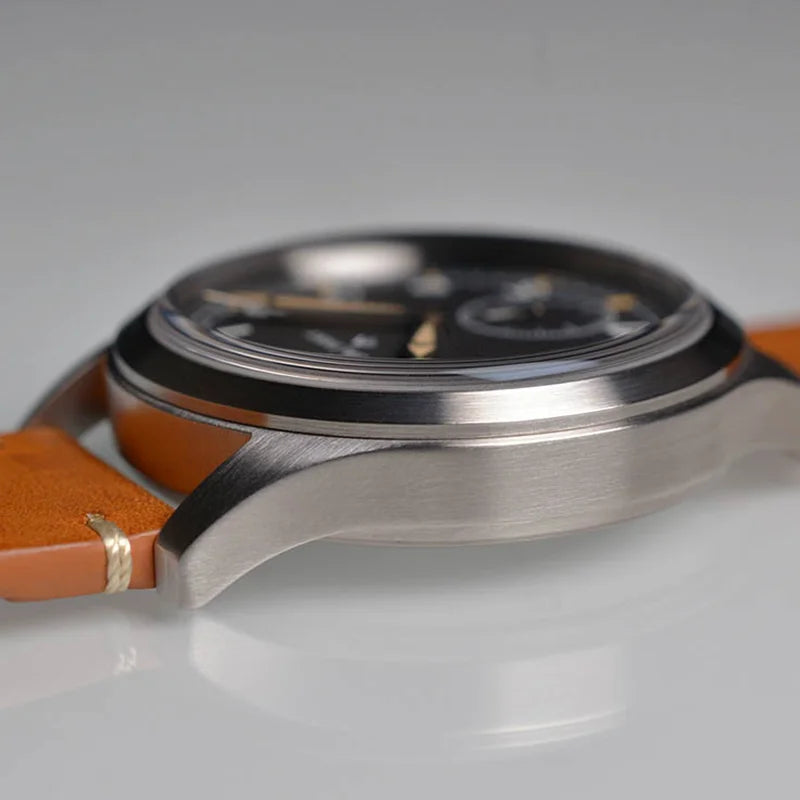 Baltany S2032 D12 Minitary Wristwatches VD78 Sapphire Crystal Swiss Luminou Leather 20ATM Stainless Steel Quartz Vintage Watches