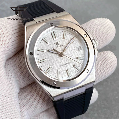 Tandorio Engineer Watch TD331B Seiko NH35 Sapphire Dress 40MM