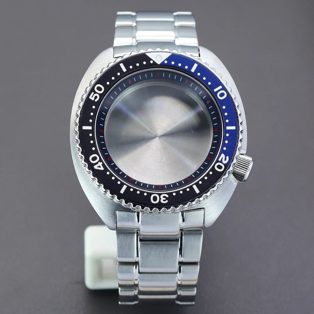 45mm Men's Watch nh35 Cases For NH35 NH36 Modified Abalone NH34 nh38 nh70 4R36 Movement 28.5mm Dial Sapphire Crystal Waterproof
