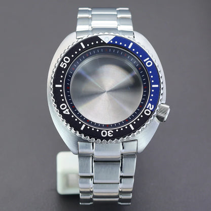 45mm Men's Watch nh35 Cases For NH35 NH36 Modified Abalone NH34 nh38 nh70 4R36 Movement 28.5mm Dial Sapphire Crystal Waterproof