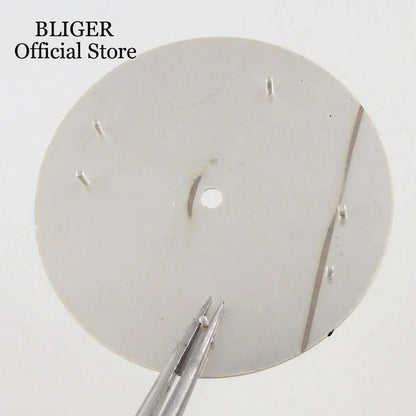 39mm vintage pilot Case 33.5mm Dial Sapphire Glass For NH35 NH35A 2824 PT5000 Waterproof Watch Case Screw Crown