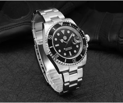 San Martin SUB Diver Sn0019G 41mm Water Ghost PT5000 SW200 Automatic AR Sapphire 20Bar BGW-9 Luminous