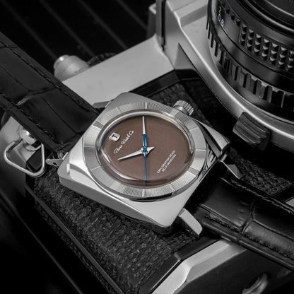 THORN T016 Square Watch 34MM PT5000 Dress Sapphire Pot lid Bubble Mirror 5ATM Fashion