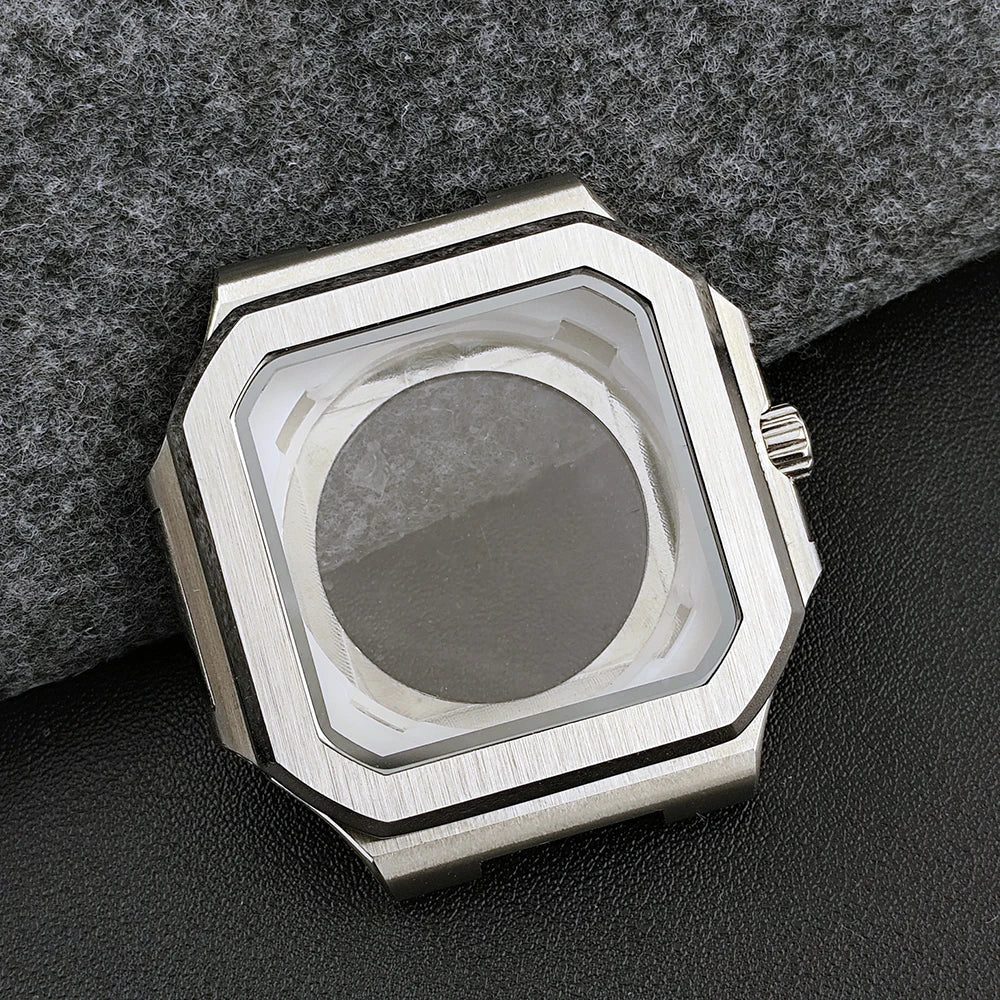 NH35 watch case men's automatic watch 38.5mm stainless steel case suitable for NH35 movement watch accessories