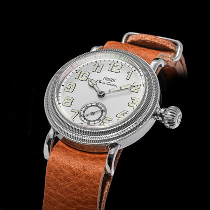 THORN T013 36mm Vintage Pilot Watch ST1700 Manual winding Sub Second Swiss luminous Sapphire
