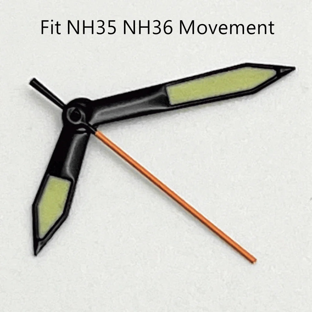 NH35 Watch Hands Black/White Watch Hands Fit NH35 NH36 PT5000 ETA2836 2824 Miyota8215 8205 DG2813 Movement Watch Accessories