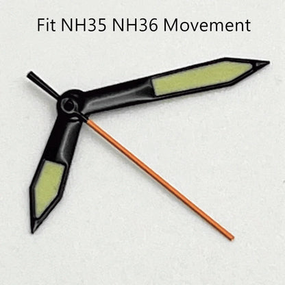 NH35 Watch Hands Black/White Watch Hands Fit NH35 NH36 PT5000 ETA2836 2824 Miyota8215 8205 DG2813 Movement Watch Accessories