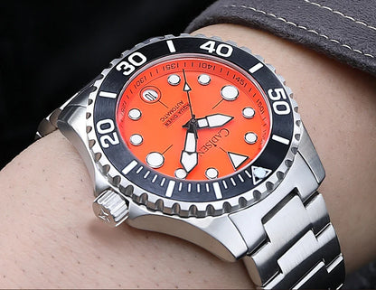 Cadisen C8232 Submariner DIVER  NH35A 100M Waterproof Luminous AR Sapphire 40MM