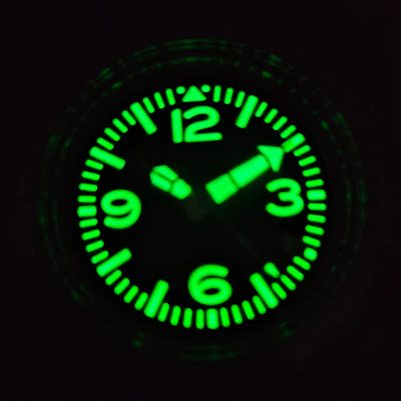 Sterile King Samurai Watch C3 Luminous Sapphire NH35 Automatic Diver 20Bar 43MM