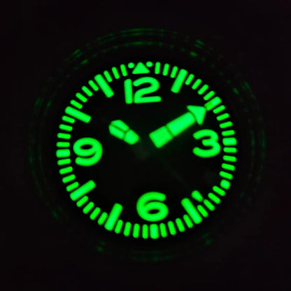 Sterile King Samurai Watch C3 Luminous Sapphire NH35 Automatic Diver 20Bar 43MM