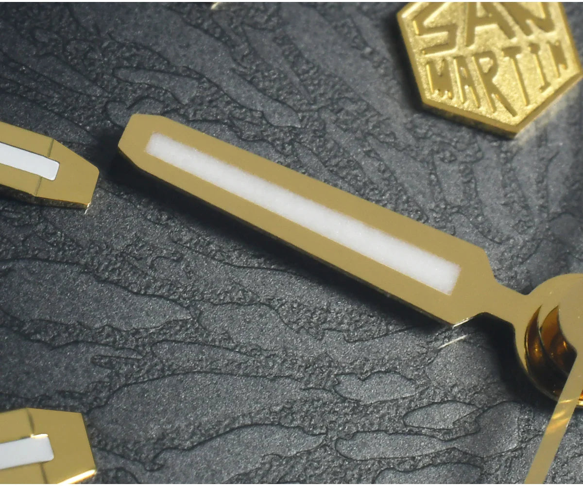 San Martin 36/39/42mm SN0144 JianZhan Dial Gada Watch Miyota 9015 Original Design Men Luxury Dress Automatic Mechanical Watches