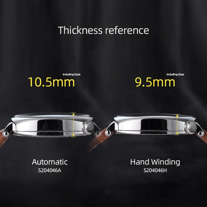 Baltany  Dress Watches Man S4046 1921 Sub-second Homage ST1701 Stainless Steels Classic Square Case Vintage Mechanical Watch