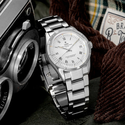 THORN T004 Dress Watcg PT5000 Automatic Domed Sapphire Luminous 10Bar 34MM