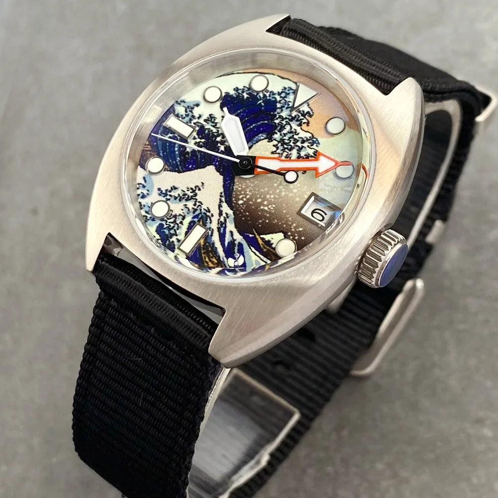 Tandorio Identity Crisis TD102W 36mm Wave Luminous Dial Sapphire 20Bar NH35A Field