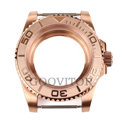 NH35 Watch Case 40mm For GMT YACHT-MASTER Seiko NH34/NH35/NH36/NH38 Movement Rose Gold Jubilee Bracelet Submariner NH35 Case