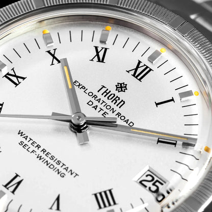 THORN T004 Dress Watcg PT5000 Automatic Domed Sapphire Luminous 10Bar 34MM