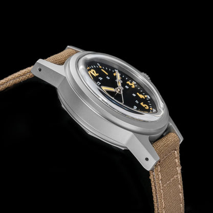 THORN SHY043 36mm  NH35 Automatic Retro Field Military Watch C3 Luminous 10bar