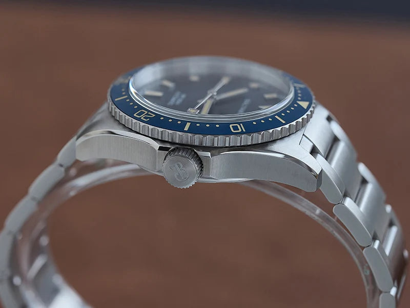 Baltany 39MM Retro Diver Watch Man S3080 Stainless Steel Bracelect NH38 Automatic Watches 200MWaterproof  Classic Sports Watches