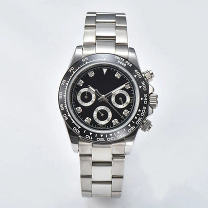 Nologo Daytona VK63 Quartz Watch Sapphire Glass 3ATM 39MM  Luminous Chronograph