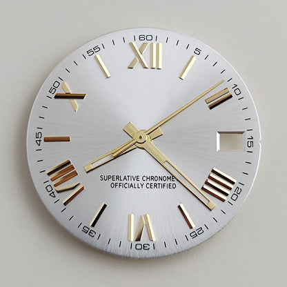 28.5mm NH35 dial Roman dial S Dial Modified Dial for NH35/NH36 Automatic Movement Watch accessories
