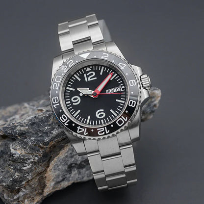 Sterile Submariner Sea Dweller Yacht master NH36 Automatic C3 Lume Sapphire 10bar 41MM