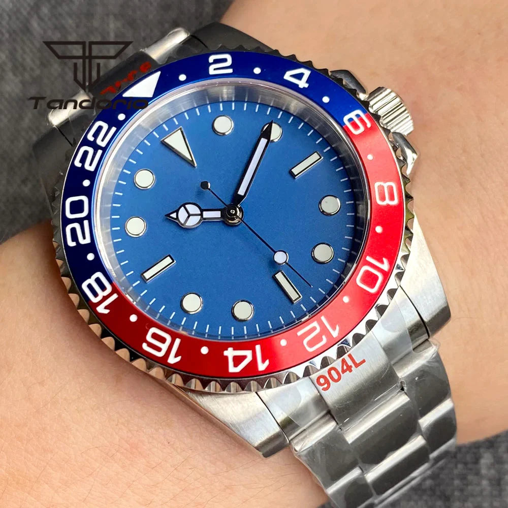 Tandorio TD266 PT5000 NH35A Miyota 40mm SUBMARINER dive Watch Sapphire