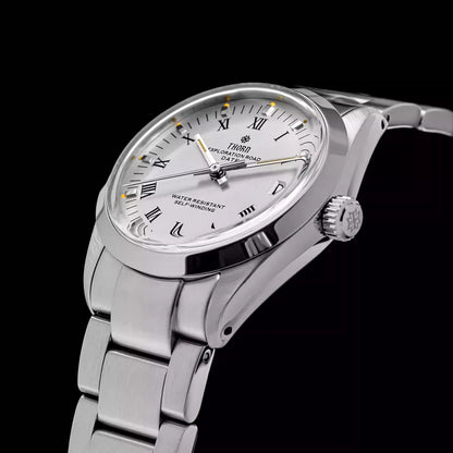 THORN T004 Dress Watcg PT5000 Automatic Domed Sapphire Luminous 10Bar 34MM