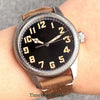 Tandorio Fluted Pilot Watch TD117A 20BARNH35 PT5000 Roman Numerals Sapphire 39mm