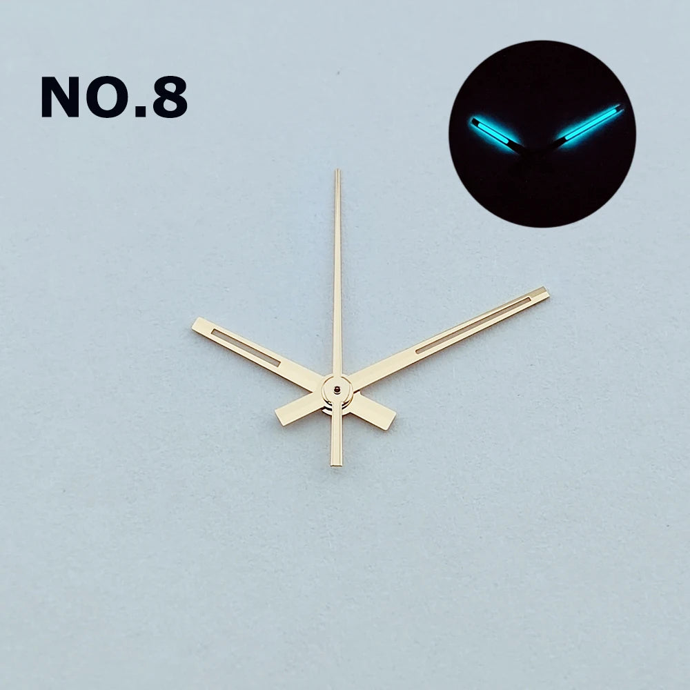 Watch Hands 8285 Hands Blue Grren C3 Luminous Hands Watch Parts for Miyota 8285 Movement Watch Accessories