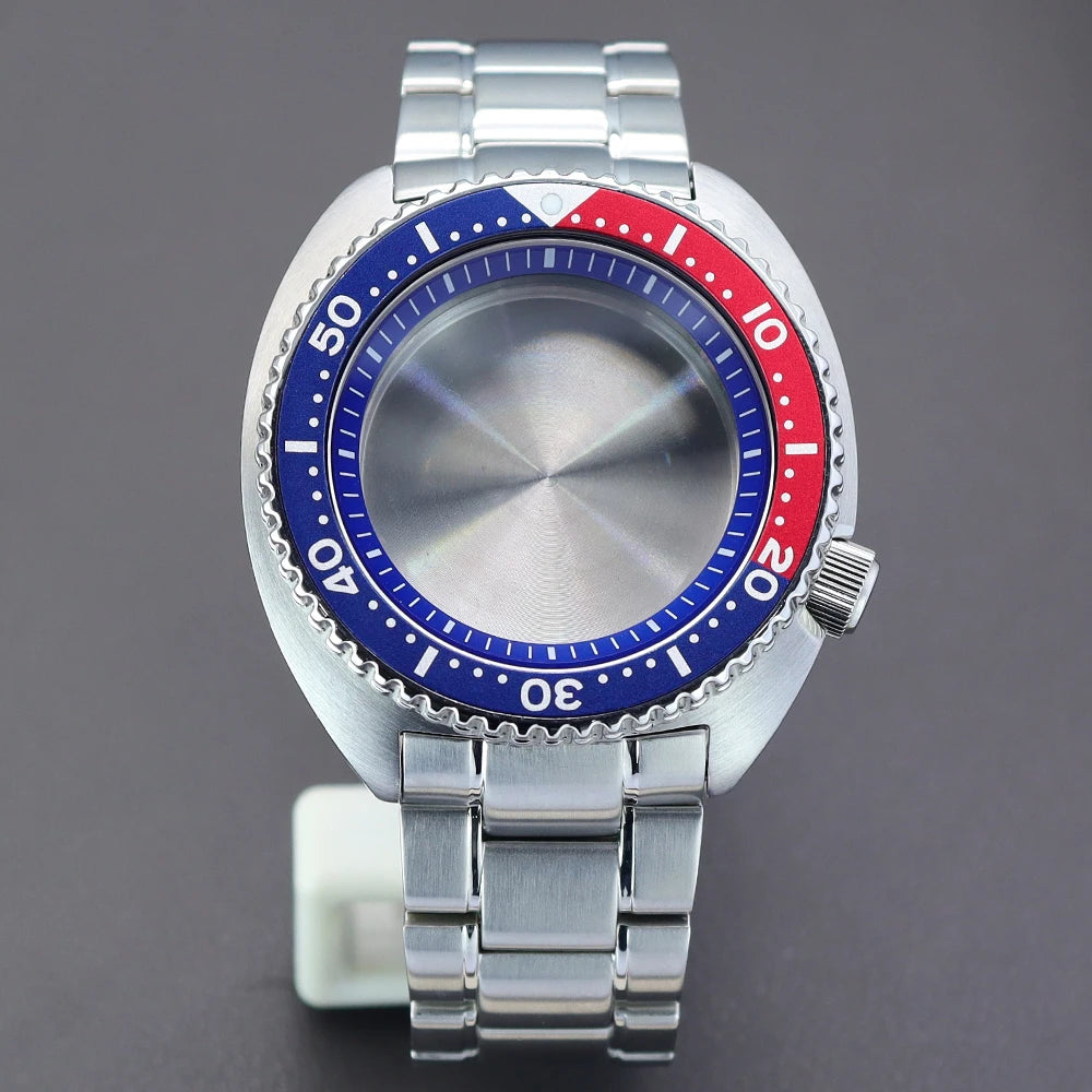 45mm Men's Watch nh35 Cases For NH35 NH36 Modified Abalone NH34 nh38 nh70 4R36 Movement 28.5mm Dial Sapphire Crystal Waterproof