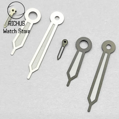 Nipple end ETA6497 Watch Hands Silver/Blue/Gold/RoseGold Green Luminous Fit ETA 6497 6498 ST3600 3620 Movement Accessory Part