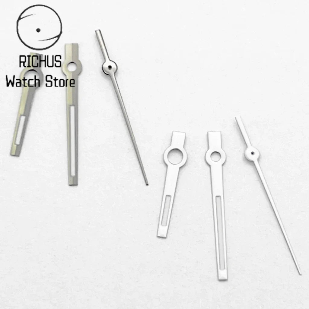 NH35 Watch Hands Green Luminous White/Gun color Fit NH35 NH36 ETA2836 2824 DG2813 3804 Miyota8215 8205 821A Movement