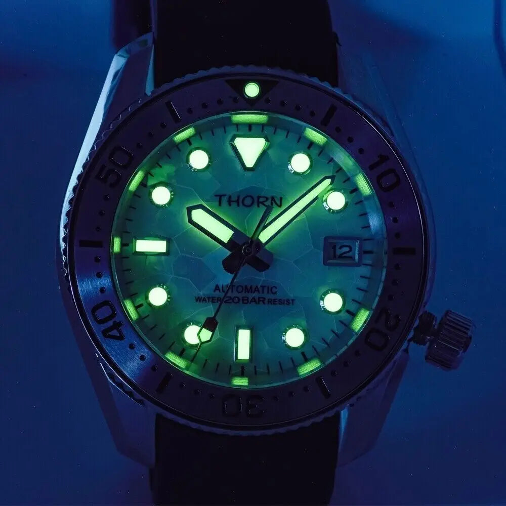 THORN SHY019 MM200 SPB185/187J1 NH35A 200M Diver C3 42mm 316L 20Bar AR Sapphire