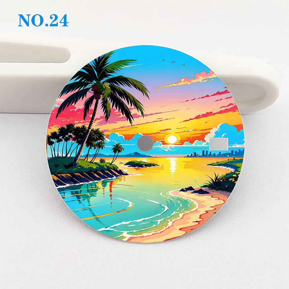 Watch dial 28.5mm dial NH35 dial creative color-printed series dial is suitable for NH35/36 movement watch accessories