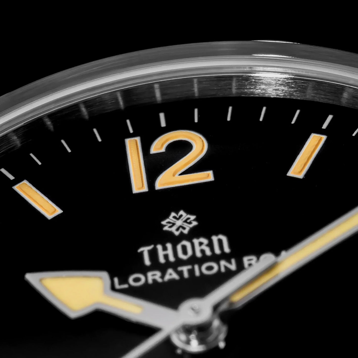 THORN T003 34mm Retro Watch PT5000 Automatic Dome Sapphire Luminous 10Bar dress explorer
