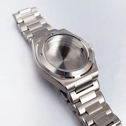 Engineer Watch Case 20ATM Waterproof 40mm Two Tone Gold Sapphire Glass Fit NH35 NH36 NH34 Movement pt5000 eta2824