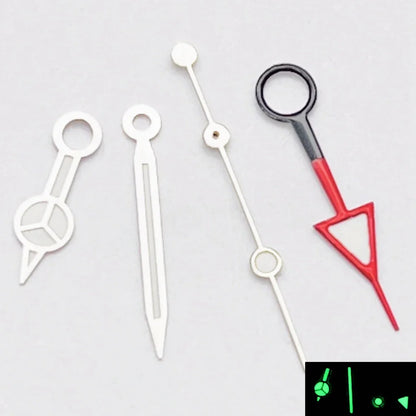 RICHUS NH34 GMT Watch Hands Silver/Black/Gold/RoseGold Blue Luminous Fit NH34 Movement Watch Accessories