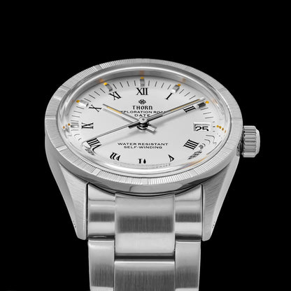 THORN T004 Dress Watcg PT5000 Automatic Domed Sapphire Luminous 10Bar 34MM