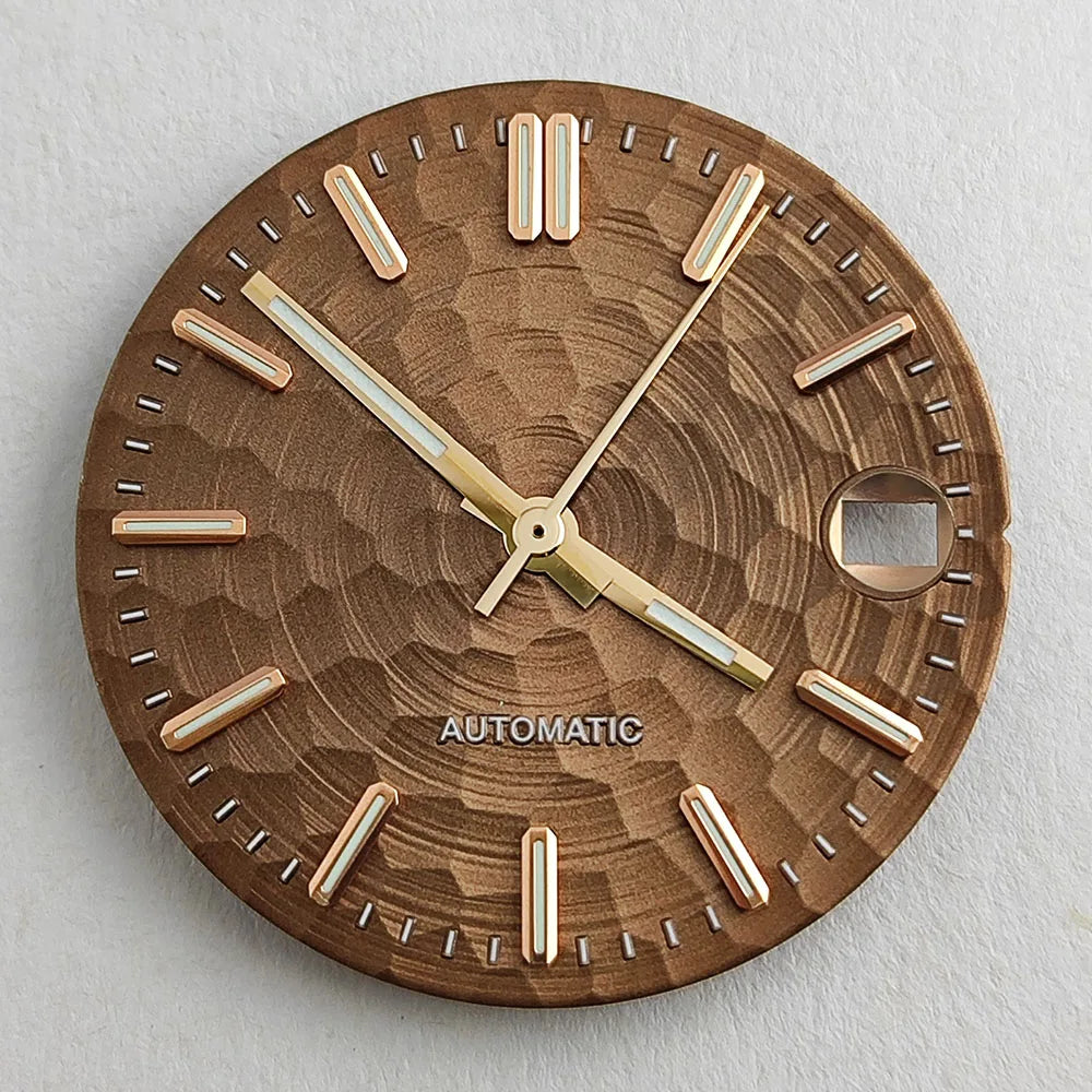 New 28.5mm NH35/NH36 dial watch dial S dial green luminous suitable for NH35/NH36 movements watch accessories repair to